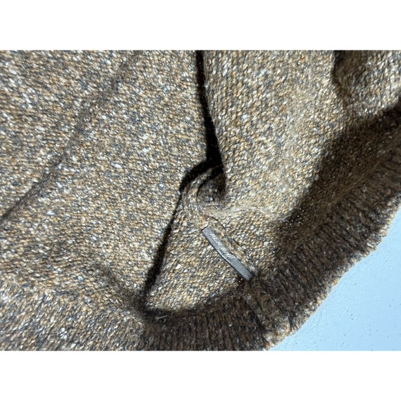 Woolrich Pullover 1/4 Zip Sweater Long Sleeve Brown Women's M Pony Vintage Cozy - Picture 6 of 11